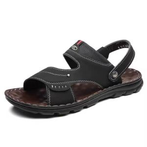 Mens beach shoes casual style easy to wear odor-resistant soft sole durable