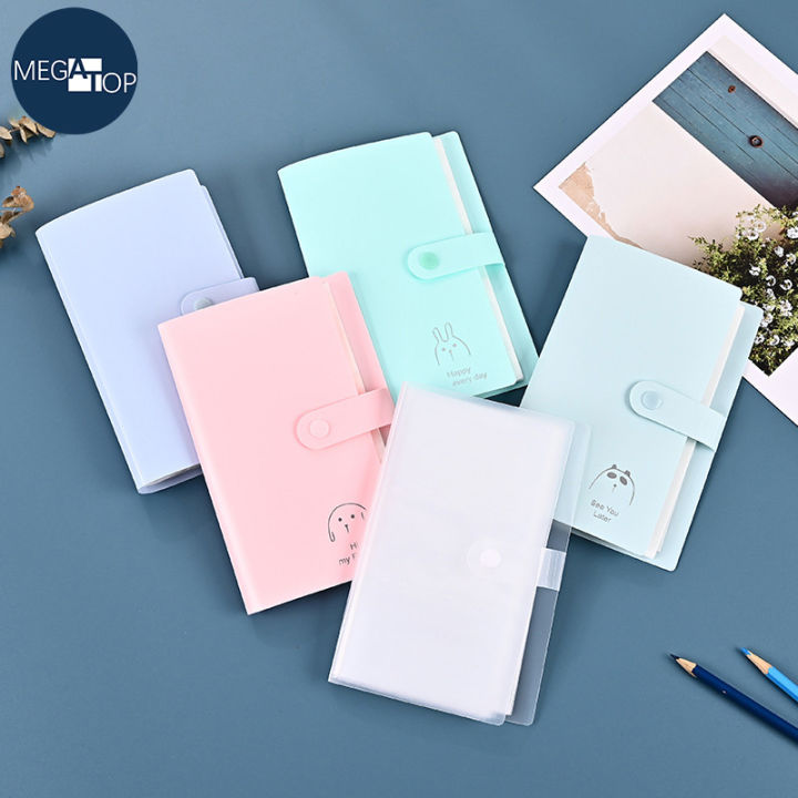 MEGATOP 240 pocket capacity Lomo card holder Photocard book card stock