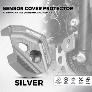 HOTSPEED ABS Sensor Cover For Nmax Aerox v1/v2 CNC Alloy Motorcycle Front Wheel Abs Guard