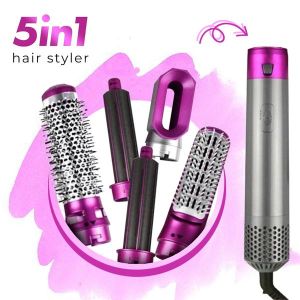 Máy Làm Tóc 5in1 Tiện Lợi Tạo Kiểu Đa Năng Tự Động Có 3 Mức Điều Chỉnh Nhiệt Độ Nhập Khẩu Hàn Quốc 5 Chức Năng Tạo Kiểu Tóc