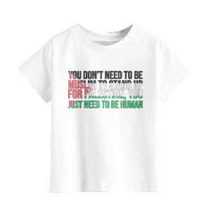 Kaos Atasan Couple Keluarga Lengan Panjang Pendek Warna Hitam Putih - Palest1ne