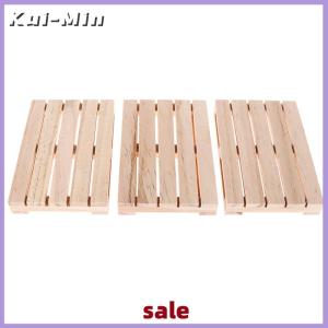 Kui-Min Mini Wooden Pallet Beverage Coasters for Hot and Cold Drinks Wood Pallet