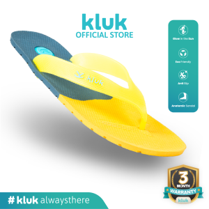 KLUK Sandal Jepit Pria - Helios Due Cama YellowTosca - Anatomic Premium [STRAP BISA BERUBAH WARNA]