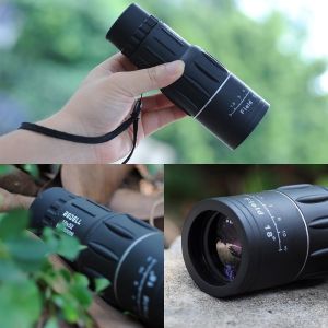 Ống Nhòm Mini 1 Mắt 16x52 HD - Zoom Xa Siêu Nét - BAK4 FMC - Cầm Tay Chống Nước Ngoài Trời