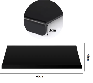 Acrylic Cutting Board Transparent Chopping Block Rectangle Chopping Board Countertop Protector Board for Kitchen Counter