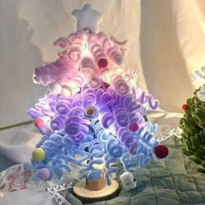 XY DIY Christmas Tree Creative Handmade Twist Stick Christmas Decoration Tableware Material Package YX