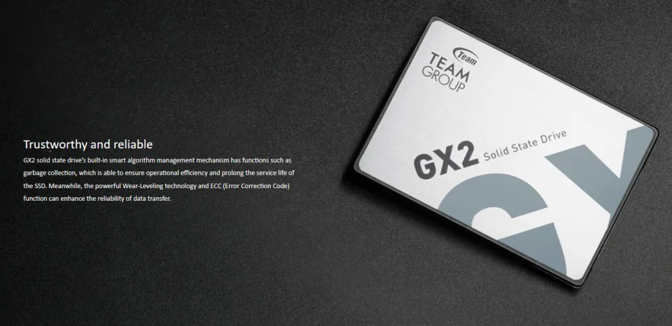 Team Group GX2 2.5 2TB SATA III Internal Solid State Drive (SSD)  T253X2002T0C101 