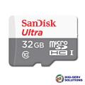 Sandisk Ultra microSD UHS-I Card ~ 32GB (SDSQUNR) - SET of 2. 
