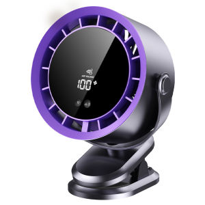 Turbo desktop Fan Portable Desktop Fan Portable Turbo Fan Air Circulation Desktop Fan USB Charging Cooling Fan with Digital Display Auto Shake Head For Home Bedroom Office Outdoor Camping