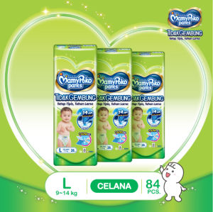 MamyPoko Pants X-tra Kering Slim Tidak Gembung L28 x3 (9-14kg) isi 84 pcs [Karton]