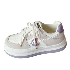 Beeyoo Sepatu Tali  Terbaru Sneakers Wanita Casual Anti Slip Sepatu OOTD Wanita Bahan Premium WK129