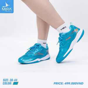 Giày Cầu Lông MIRA MATRIX Nam Nữ –Chính Hãng Bật Nhảy Tốt Đế 2 Lớp Bám Sân Trợ Lực Bảo Hành 12 tháng  [TĂNG 1 SIZE][Tặng vớ & Quấn Cán Vợt]