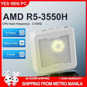 Local Manila shipment Yes Mini PC GenMachine Mini PC AMD Ryzen 5 3550H CPU Windows 11  DDR4 Max 2.1GHz-3.7GHz