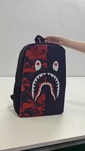 16 Inch Double-Layer Tung Tung Tung Sahur Student Backpack Tralalero Tralala Multi-Size Backpack as a Gift for Children to Start School