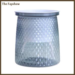 [The Fayshow] Double-layer Self Watering Plant Pot Transparent Plastic Flower Vase Automatic Lazy Potted Flower Pot Hydroponic Flowerpot Decor