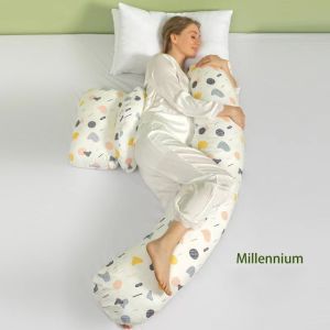 COCOBB U Shape Pregnancy Pillow Pregnant Protection Pillow Support Backrest Cushion Probiotic Fabric Contains Core