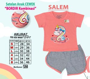 STELAN ANAK PEREMPUAN MOTIF BORDIR USIA 0 1 2 3 4 5 6 TAHUN