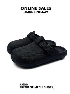 Cleanfita MenS Closed-Toe Slippers For Spring And Summer Beach Outdoor Wear Non-Slip Waterproof Casual Couple Slippers