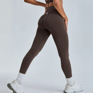 High-Waisted Butt-Lifting Yoga Pants Stretchy Slimming Abdomen Controlling Quick-Drying Fitness Long Pant Sport MS1093-A