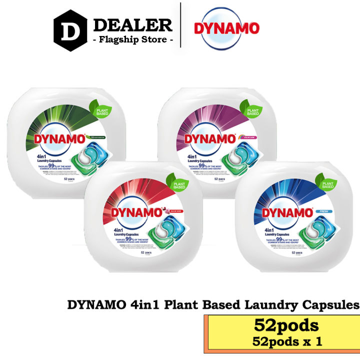 Dynamo In Plant Based Laundry Capsules Pods Lazada Singapore