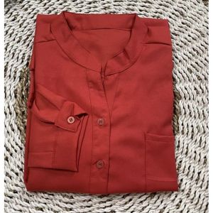 Daily Top Blus Kemeja Tunik Crinkle Airflow Polos Oval