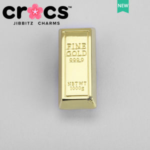 Kim Loại jibbitz cross charm Hợp Kim Vàng Khóa Giày Donut Pháp Khoai Tây Chiên Pizza Hoạt Hình Thực Phẩm Kim Loại Kim Cương Giày Thời Trang Phụ Kiện Khóa T