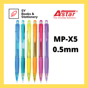 ASTAR MP-X5/X7(0.5mm/0.7mm)Shaker Mechanical Pencil/Pencil Picit Shaker/Pencil Tekan/Ubat Pensil Tekan