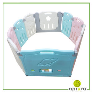 Apruva Foldable Play Fence (PY001F): A Safe & Portable Play Area Enclosure