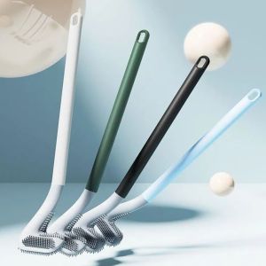 Silicone Hanging Brush Flexible 360 Degree Long Handle Golf Bendable Bathroom Cleaner Tools