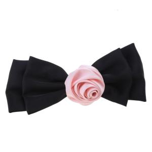 Cloth Flower Shape Hair Clip Spring Summer Headwear for Woman Girls Taking Photo Shopping Travel Non-Slip Hairpin