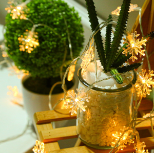 2m Christmas tree accessories waterproof LED pinecone/Santa Claus/snowflake pattern light string