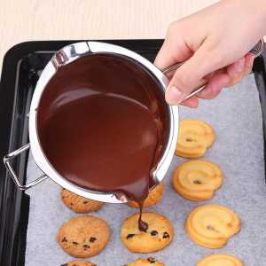 Panci Leleh Keju Chocolate Melting Pot Stainless Steel 400ml