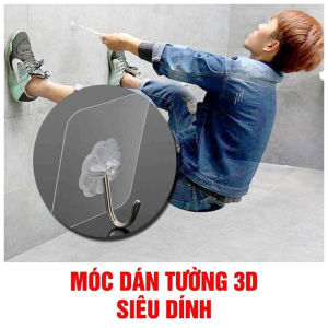 Móc dán tường chịu lực - Bộ 10 cái