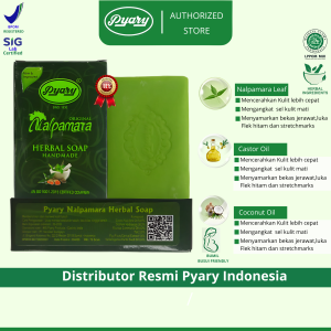 [Official Store] Sabun Pyary Nalpamara Herbal Soap BPOM Original 100% Imported by Sanobar