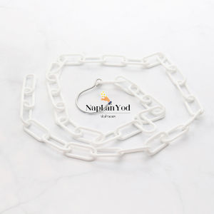 โซ่แขวนของ โซ่แขวนผ้า โซ่พลาสติก (ยาว120ซม. รวมตะขอ)​⛓️🔗