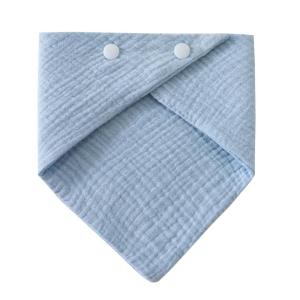 Newborns Baby Burp Cloth Solid Color Saliva Towel Teething Bib Breathable Drooling Towel 4-Layer Mouth Wipe Cloth