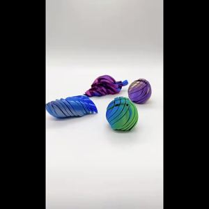 hot Slime Ball Fidget Toy Round Deformation Ball 3d Printed Stress Relief Toy Ball