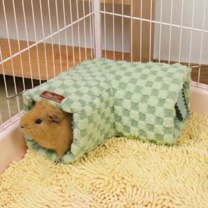 OUTOPEN Windproof Hamster Tunnel Nest Warm Soft Small Pet Cave Bed Small Pet Nest High Rebound Hamster Hiding House Winter