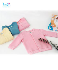 Áo khoác chần bông cho bé bo cổ ấm áp áo khoác thu đông cho bé tới 3 tuổi hàng chính hãng xuất khẩu HAKI BB016 (4-15kg)