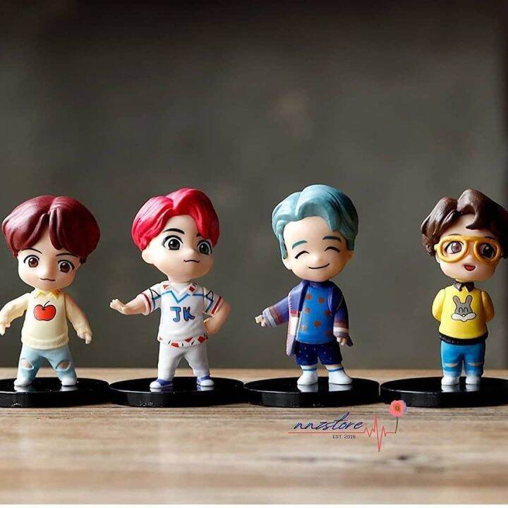 BTS Tinytan Tiny Tan Action Figure Figurin Standee Stand Pajangan