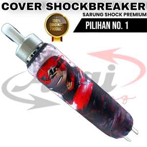 Sarung shockbreaker Cover Shock pelindung shock belakang Sepeda motor universal Honda Yamaha Suzuki Daytona RCB Ohlins Nmax Showa TK Racing KTC Aerox Mio Beat Vario MJ55