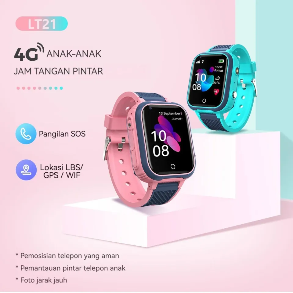 Waterproof 4G Kids Smartwatch – GPS Tracking, Video Call, WhatsApp