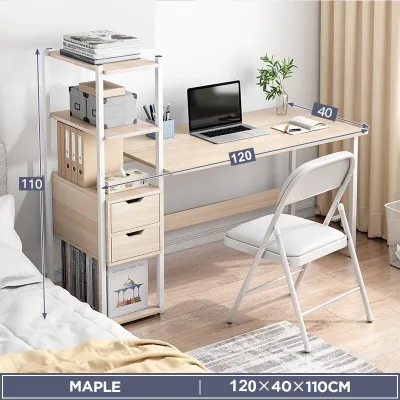 DAMIK Bàn làm việc bàn làm việc liền kệ Bàn học Chịu lực cao không lay