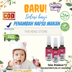 Gentle Baby Perlengkapan Perawatan Minyak Telon Obat Oles Balur Gimme Food Vitamin Penambah Nafsu Makan Mpasi Anak Baby Kids Bayi Baru Lahir Newborn New Born Aromaterapi Aromateraphy Therapy Essential Essensial Oil Aman Herbal Ampuh