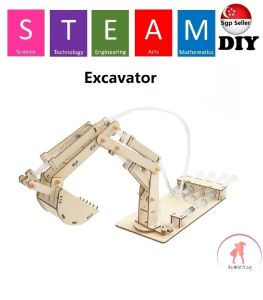STEM DIY for Kids Educational Science Toy - ExcavatorToys - Science Experiment Toys - Kids Science DIY (4 controls)