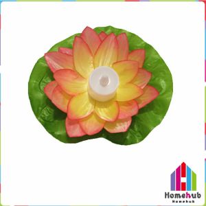 HB LED Waterproof Floating Lotus Light 17cm Night Lights Wishing Lamp