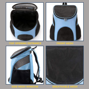 Pet Carrier Front Bag Breathabl Dog Shoulder Bag Pet Travel Front Back for Small Dog Cat
