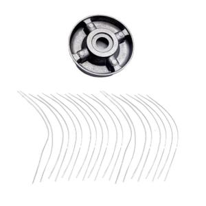 Nhôm máy cắt cỏ đầu với 4 dòng đầu bàn chải chủ đề cắt dòng đầu cho phụ kiện máy cắt cỏ