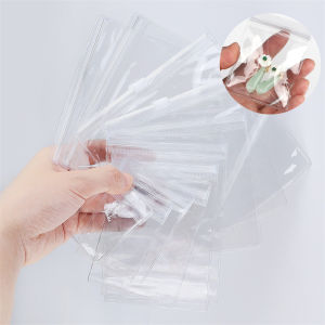 10pcs/lot PVC Zipper Bag Clear Soft Plastic Bag Sealed Anti-oxidation Jewelry Storage Bag Souvenir Universal Packaging