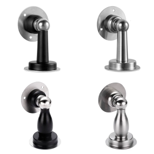 2pcs Steel Magnetic Door Catchers Scratch Proof Adhesive Mounting System Space Saving Designs for All Door Types Room